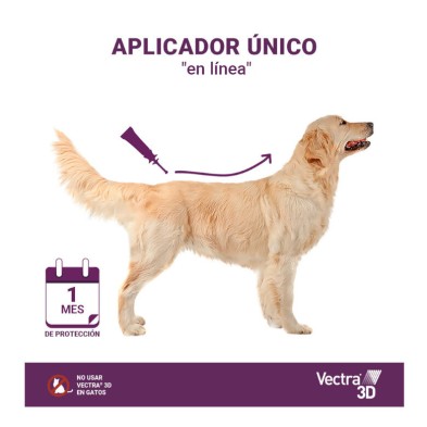 Vectra 3D Pipetas Antiparasitarias para Perros 3 Pipetas