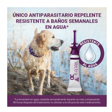 Vectra 3D Pipetas Antiparasitarias para Perros 3 Pipetas