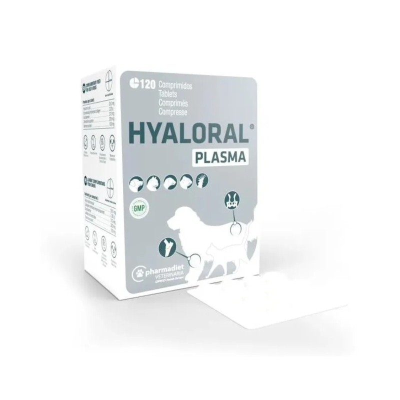 Hyaloral Plasma Condroprotector para perros y gatos en comprimidos 120 comprimidos
