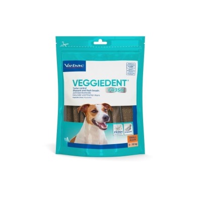 Virbac Snack Dental Vegetariano Veggiedent Fresh Para Perro s