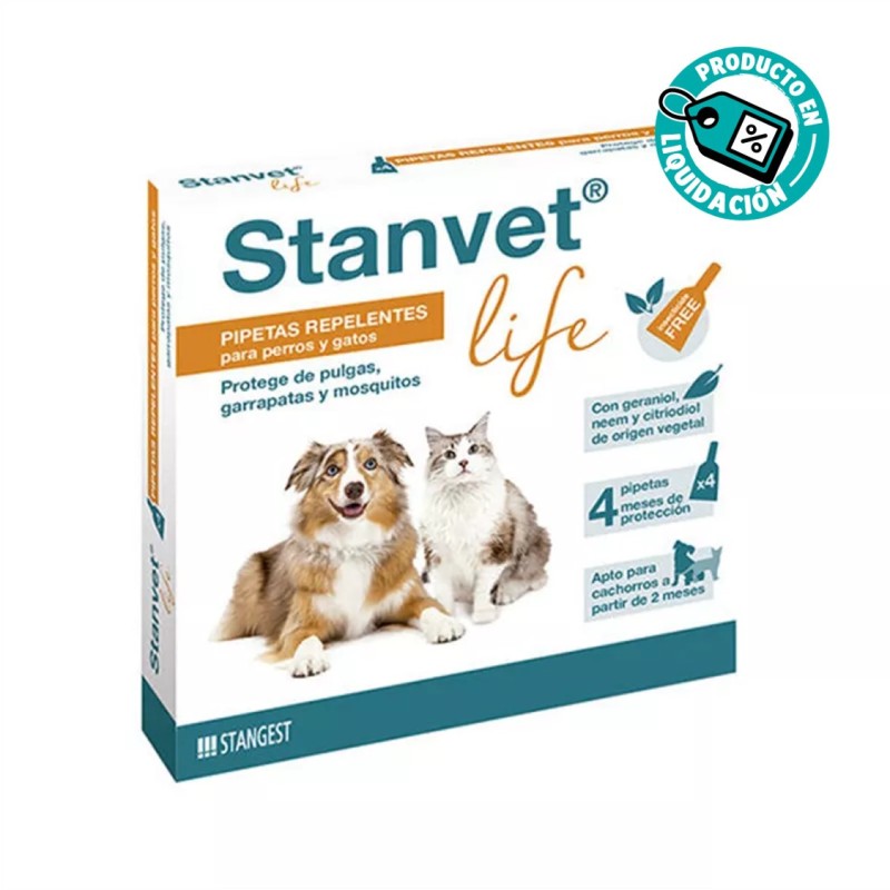 Stangest Pipetas Stanvet Life para Perros y Gatos 4 uds
