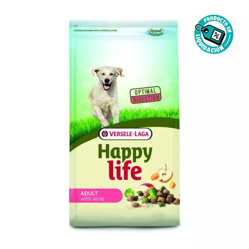 Versele-Laga Happy Life Ração para cães adultos de cordeiro