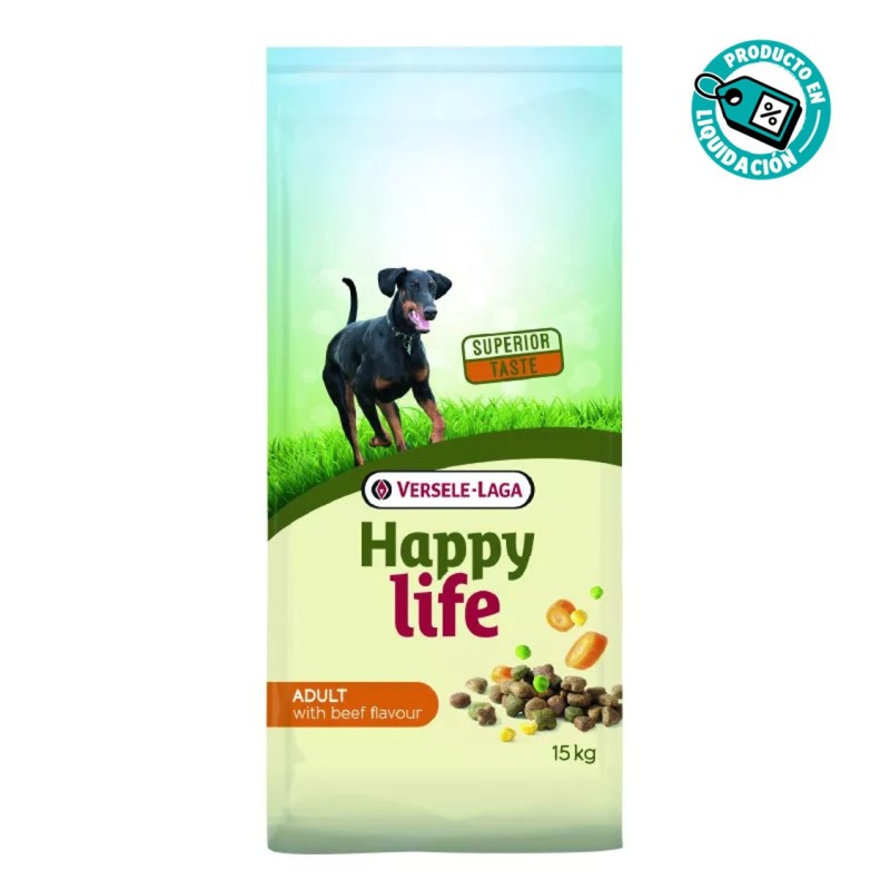 Dieta variada Versele-Laga Happy Life Adult Beef Dog Food