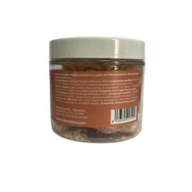 Naturextra Snacks Liofilizados Pechugas de pollo para perros y gatos 30gr