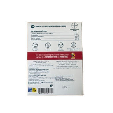 Hyaloral Perros Razas grandes y Gigantes Condroprotector etiqueta