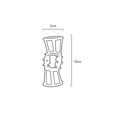 Retorn Rub Loop Treat para perros MEDIDAS