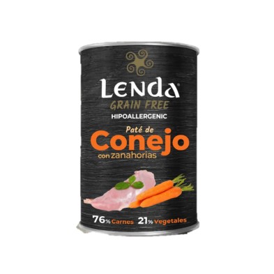 Lata Lenda Nature Grain Free de Conejo con Zanahorias para perros