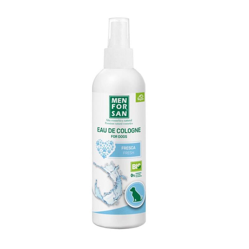 Menforsan Água de Colônia Fresh 125 ml | Fragrância Refrescante Cães