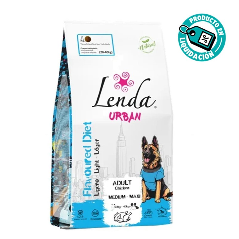 Lenda Urban Adult Medium-Maxi Light Flavoured Diet 15 kg