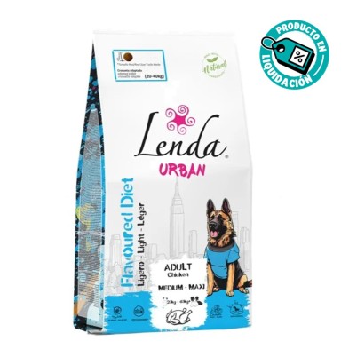 Lenda Urban Adult Medium-Maxi Light Flavoured Diet 15 kg