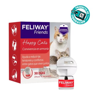 Feliway Friends Difusor + Recambio 48 ml