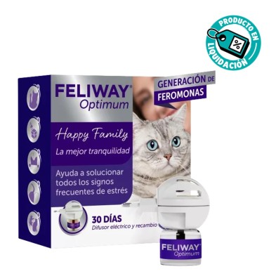 Difusor para gatos Feliwat Optimum com recarga 48 ml