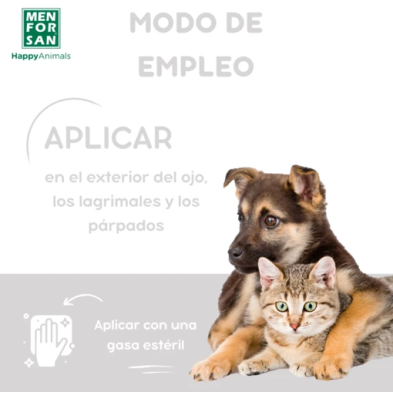 Limpador de olhos Menforsan para cães e gatos 125 ml