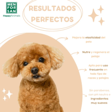Shampoo para cães Menforsan protetor de cabelo com óleo de vison