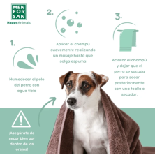 Menforsan Champú perros Repelente con Citronela