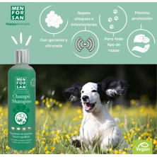 Menforsan Champú perros Repelente con Citronela