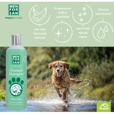 Menforsan Shampoo Cicatrizante com Aloe Vera | Cuidado e Regeneração