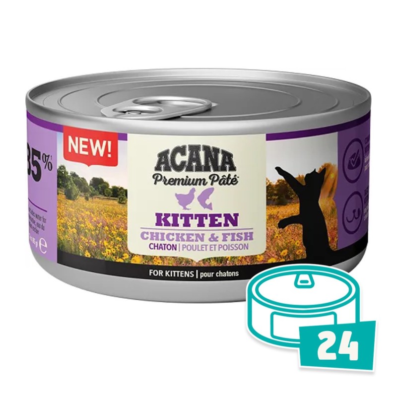Paté Acana sin cereales para gatitos 85 gr
