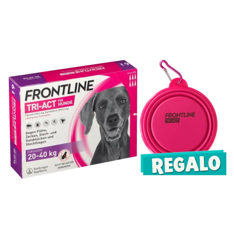 Pipetas Frontline Tri-Act Solução Spot-On para cães