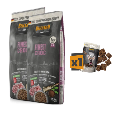 Ração para cães Belcando Finest Croc com carne de aves
