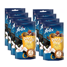 Felix Party Mix Snacks Pack 8 x 60 gr Original