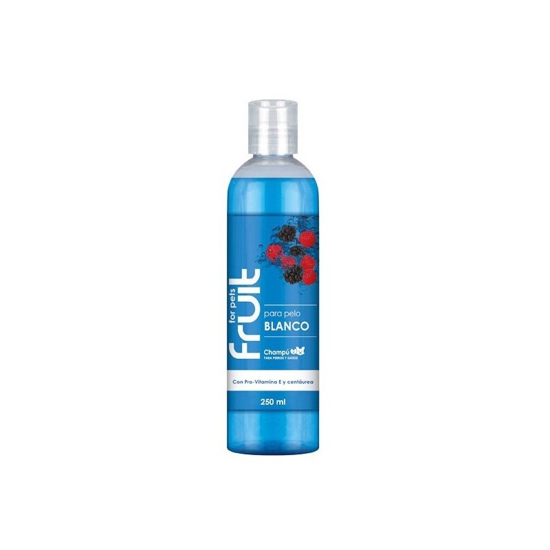 Fruta para Animais de Estimação Shampoo Cabelo Branco 250ml